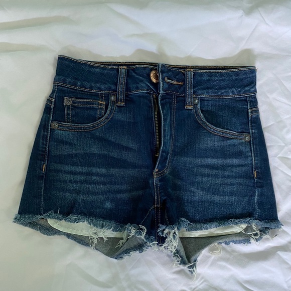 American Eagle High Rise Denim Shorts - Picture 1 of 4